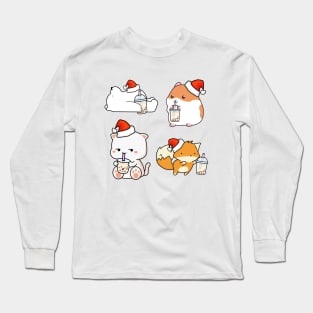 Christmas Sticker Bundle 3 Long Sleeve T-Shirt